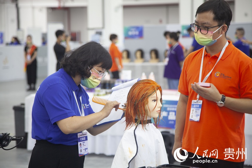 比賽現場。人民網 龍章榆攝