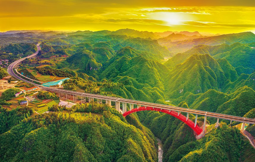 烏梅河特大橋。貴州省交通運輸廳供圖