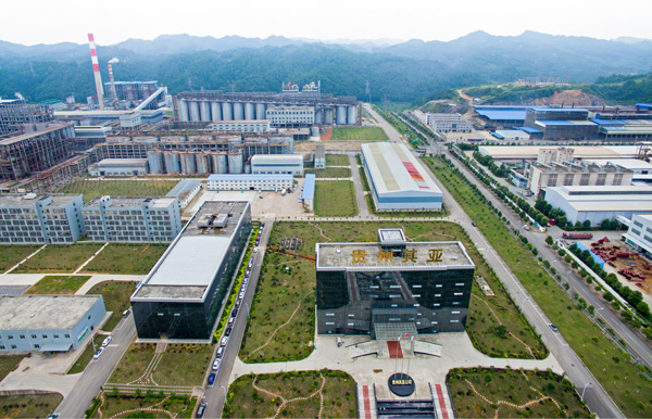 爐碧工業園區一角。