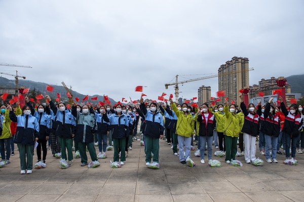 馳援畢節赫章的抗疫醫療隊。