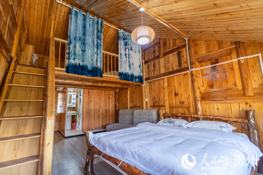 龍塘村的民宿。人民網 涂敏攝