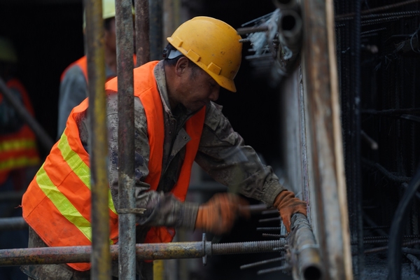 夾水巖輸水管網正在施工。