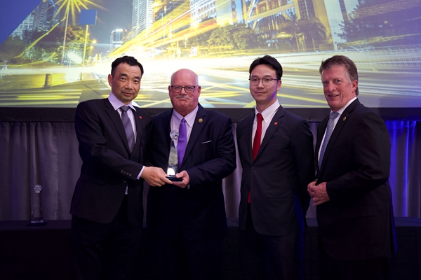 領獎現場。