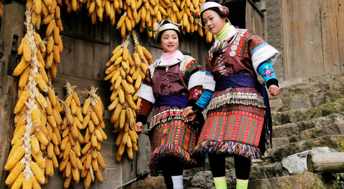 舟溪苗族少女。