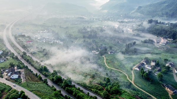 七星關區美麗鄉村。郭宏攝
