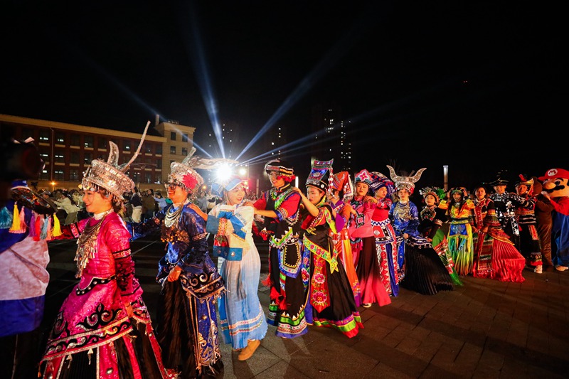 組織開展開學晚會。貴州工商職業學院供圖