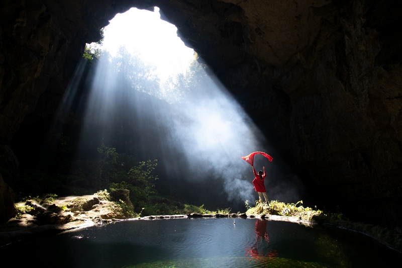 別有洞天。黃平攝