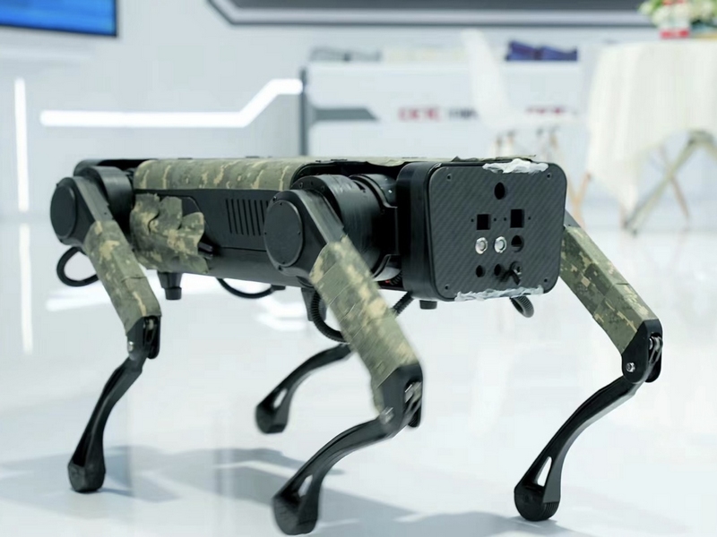 中國電科制造的機器人。中國電子科技集團有限公司供圖