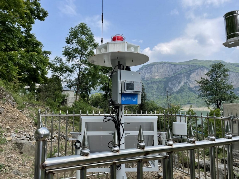 化屋村的智慧環境監測系統。