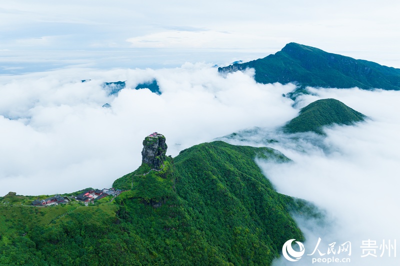 1 航拍貴州銅仁梵凈山。人民網記者 涂敏 攝.jpg