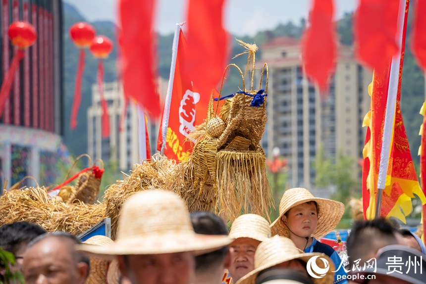 2023德江癸卯年六月六“水龍節”現場。人民網記者 涂敏攝