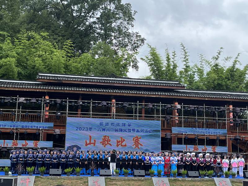 7、山歌比賽。劉雪飛攝