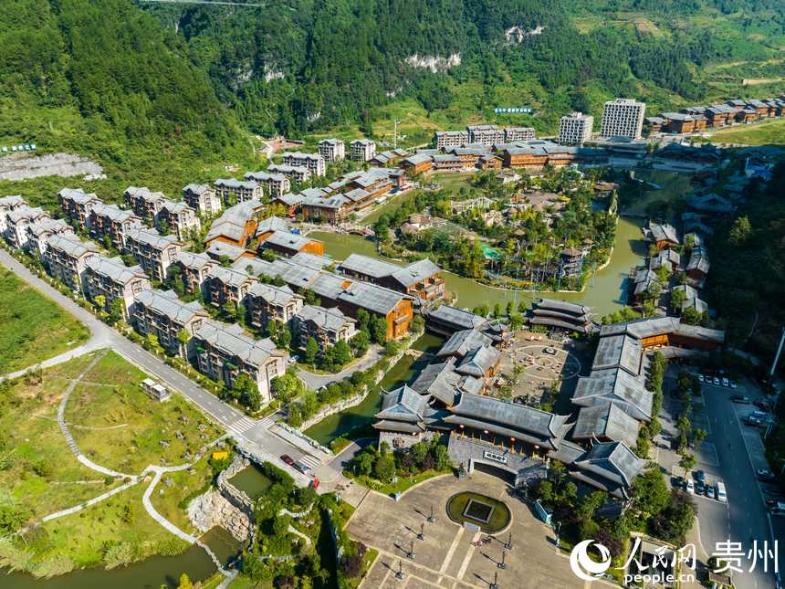 航拍中國儺城。人民網 陽茜攝