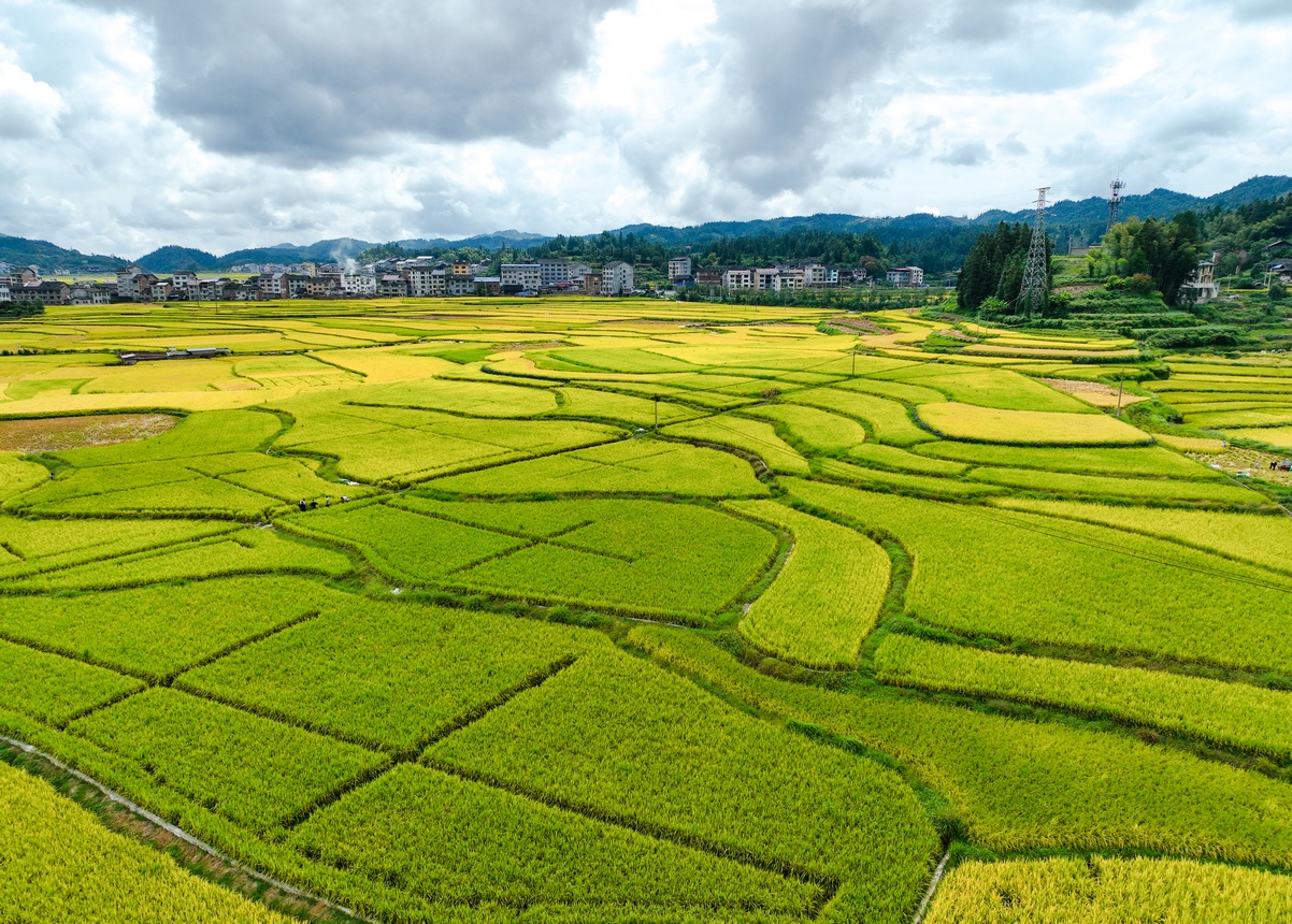 無人機鏡頭下的大小圭大壩。