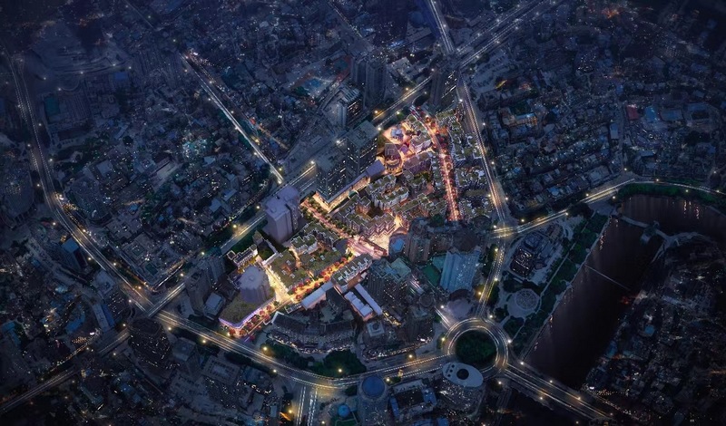 南明區曹狀元街區鳥瞰效果圖。（南明區融媒體中心供圖）