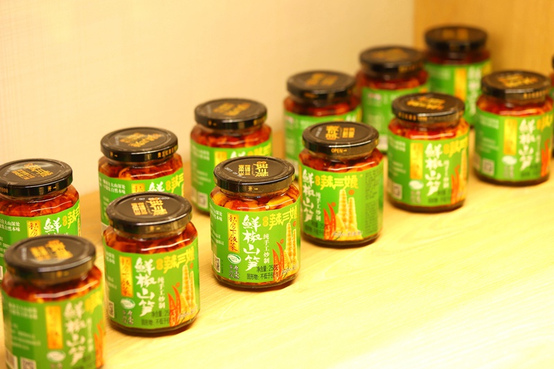 制作好的辣椒產品。顧蘭云攝
