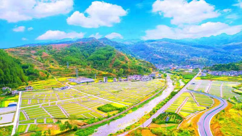 田園風光。