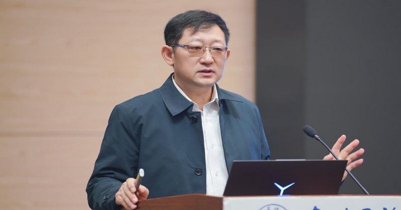 北京大學孟杰教授致辭。