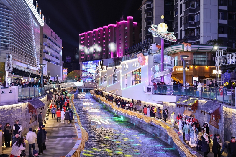 貫城河復涌。云巖區融媒體中心供圖