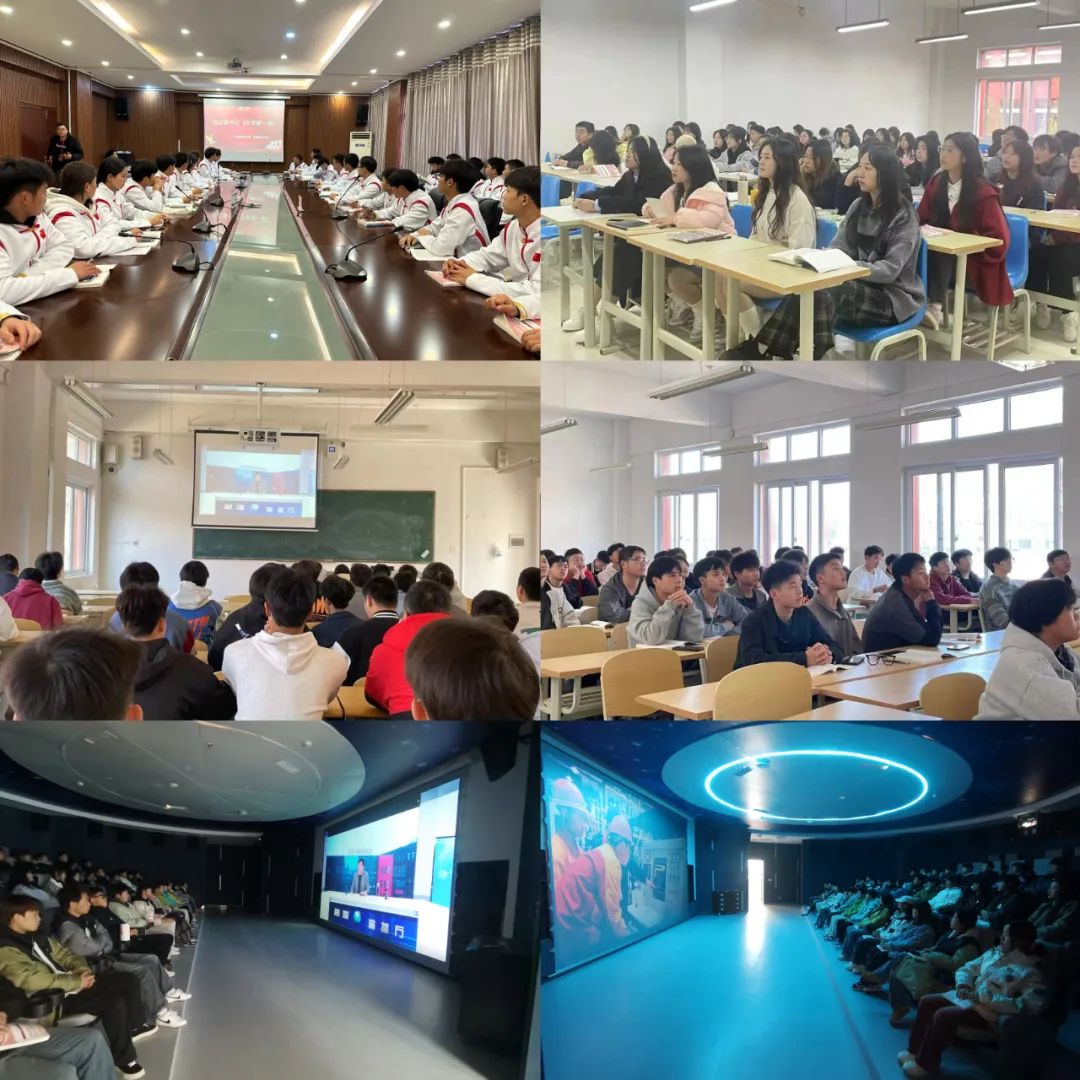 學生們認真聽講。