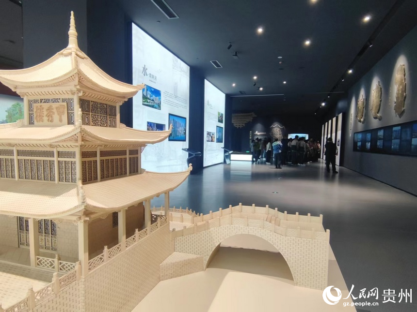 展覽館一角。人民網 龍章榆攝 