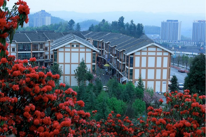 百里杜鵑管理區鵬程社區生意紅火的小店。