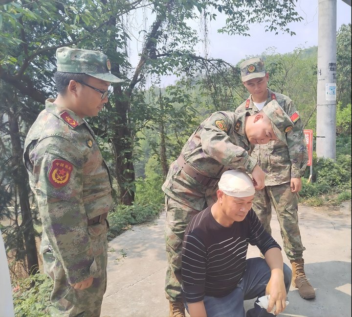 演練現場。