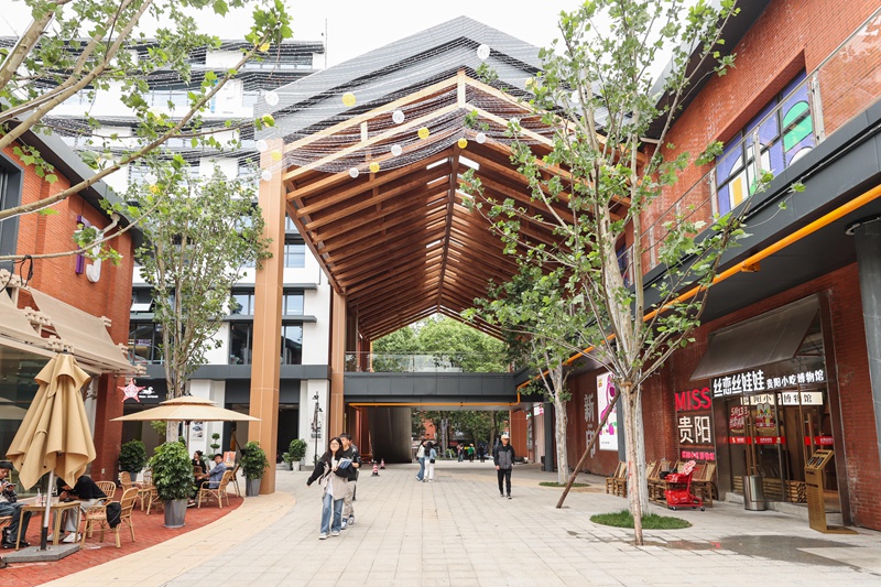 圖3改造后的新印廠一角。云巖區融媒體中心供圖