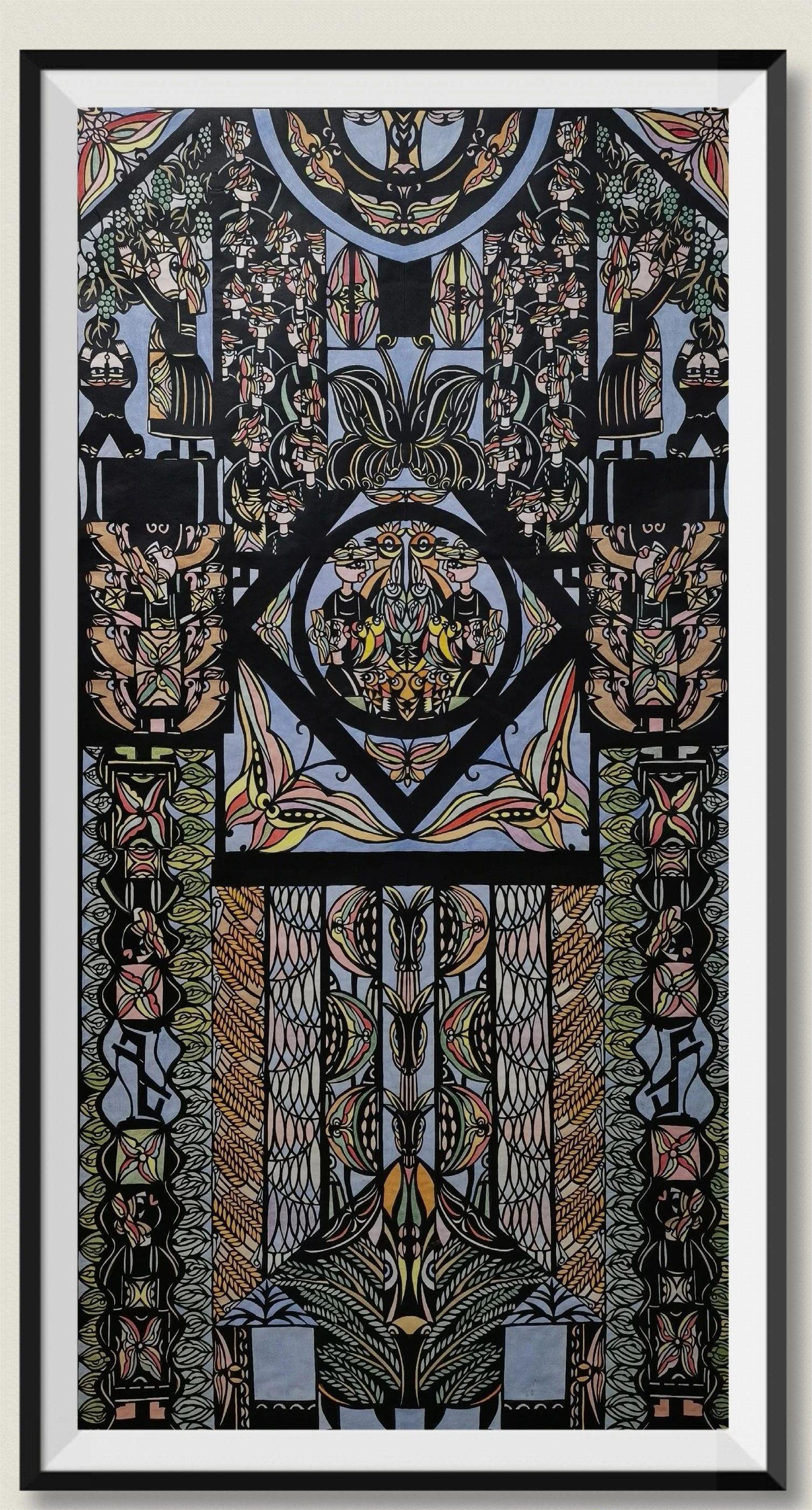 習水選送作品：《和美鄉村五彩生活》  創作者：曹梅梅。習水縣融媒體中心供圖