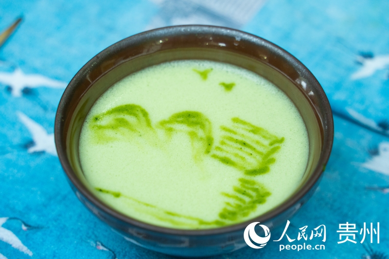 抹茶飲品。人民網 陽茜攝