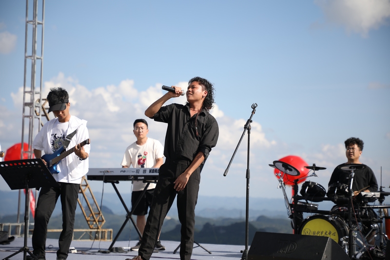 草地音樂節現場。