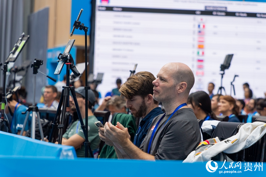 2024國際攀聯世界青年攀巖錦標賽比賽現場。人民網記者 涂敏攝