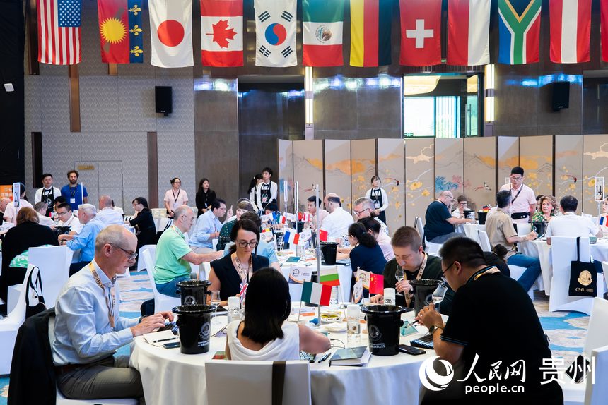 2024（貴州·仁懷）布魯塞爾國際烈性酒大獎賽現場。人民網記者 涂敏攝