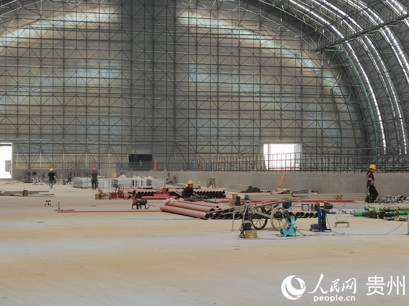 02施工現場。人民網 黃小桃攝