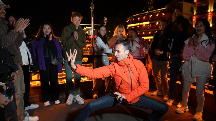 活動現場。