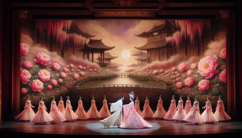 舞劇《牡丹亭》示意圖。
