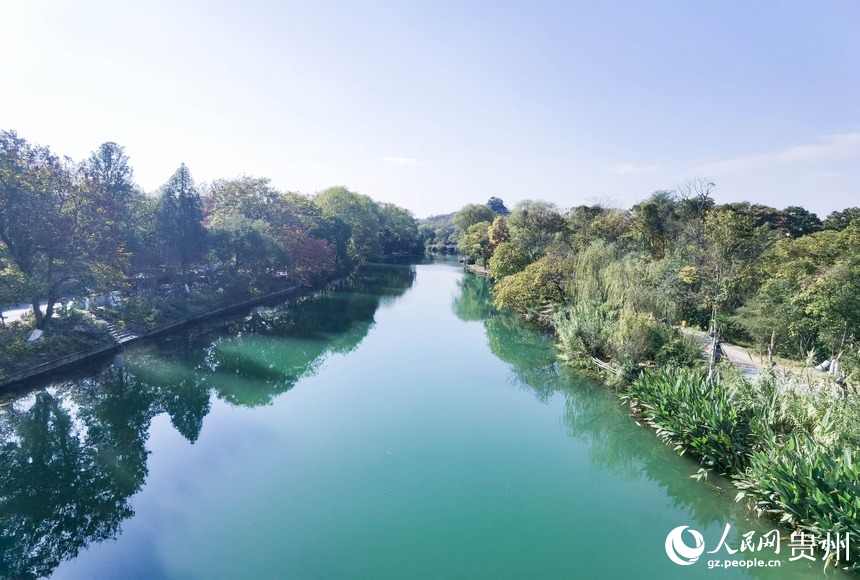 花溪公園一隅。人民網記者 王秀芳攝