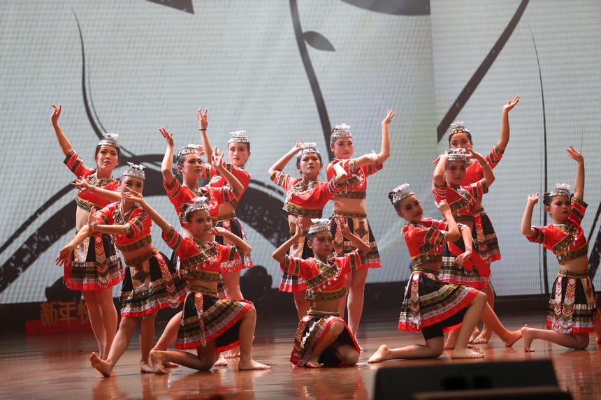 少兒春晚現場。