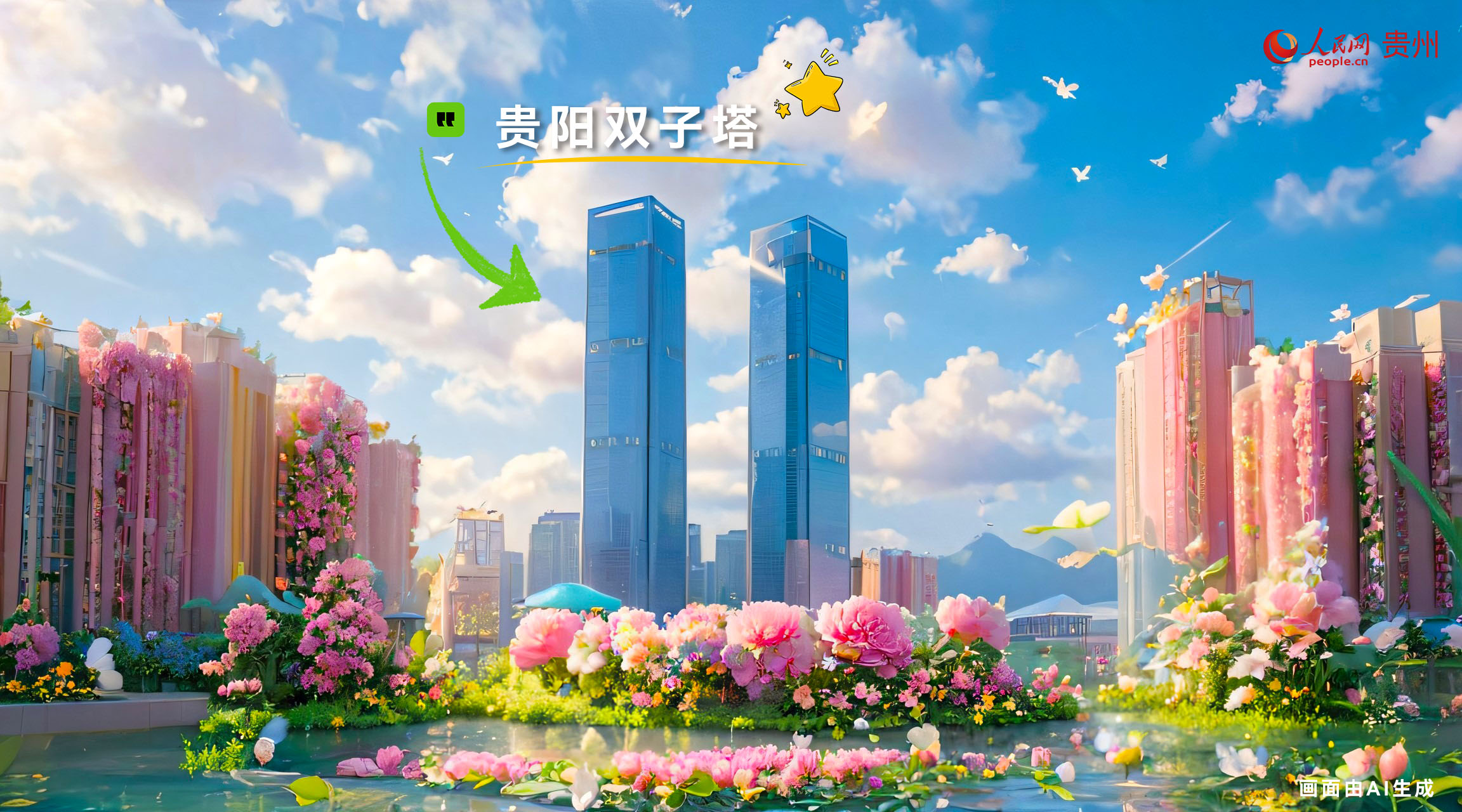 貴陽雙子塔。