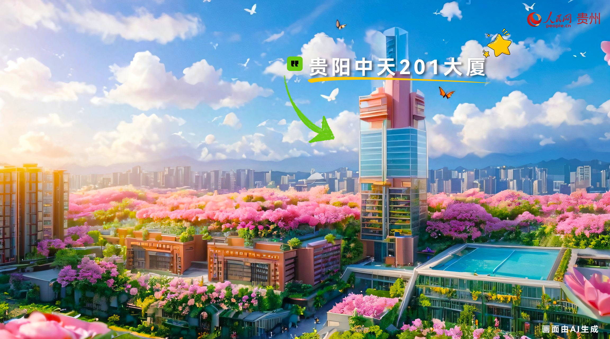 貴陽中天201大廈。