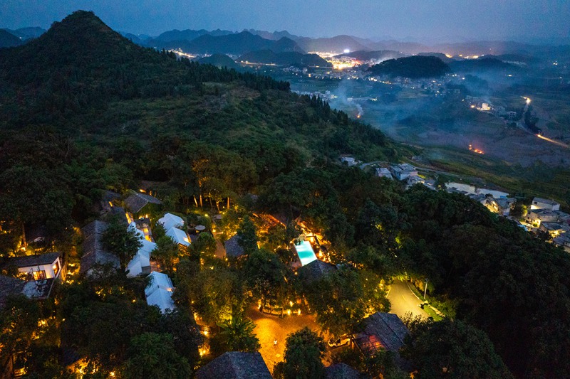 匠廬村曉精品民宿。 安順市委宣傳部供圖