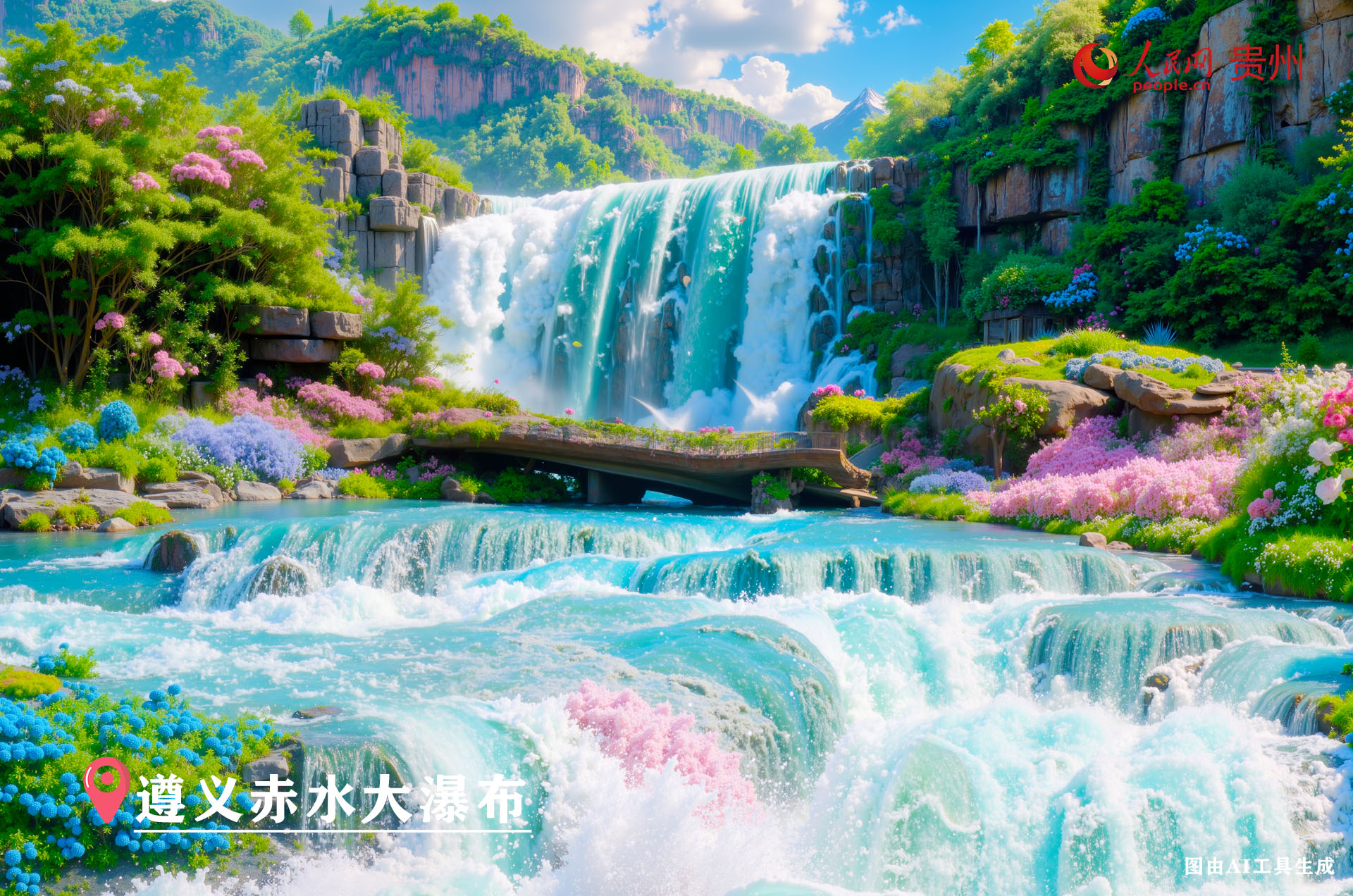 赤水大瀑布，位于貴州省遵義市赤水市南部、赤水河支流風溪河上游，是中國丹霞地貌上最大的瀑布，也是中國長江流域上最大的瀑布。