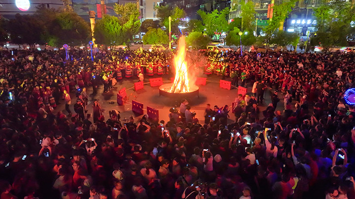 5篝火晚會。劉雨昕攝