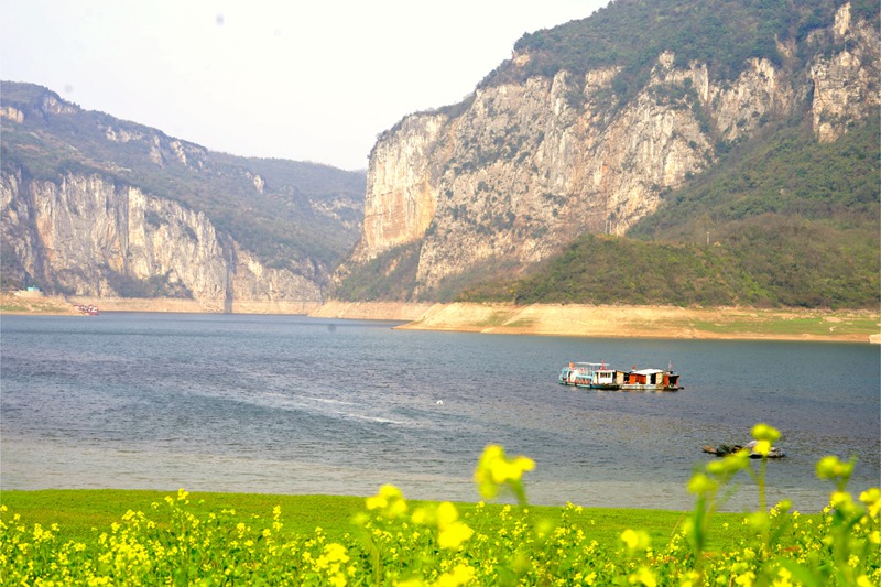 金沙縣化覺鎮前順村烏江百里畫廊。吳艷禹攝