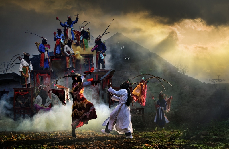 屯堡地戲。安順市委宣傳部供圖