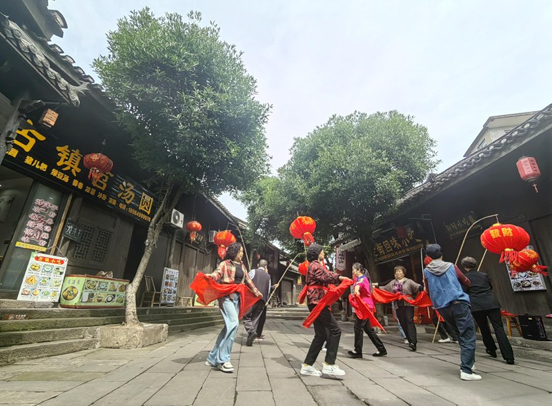 非遺巡展排練。