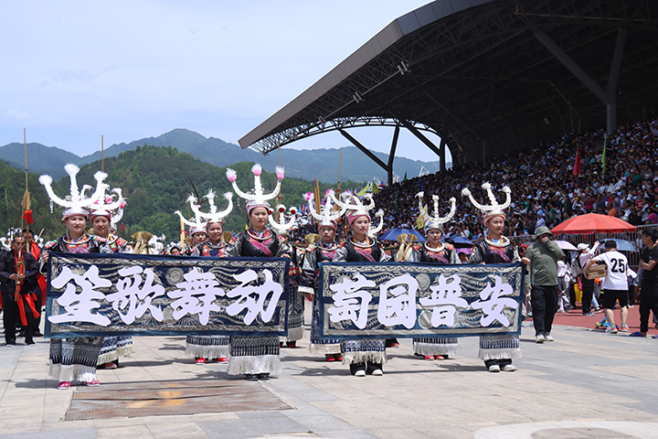 活動現場。