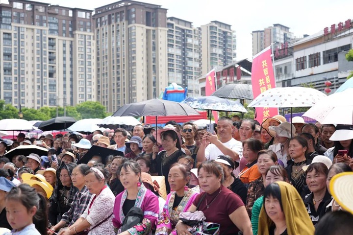 活動現場。