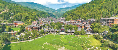 夏日的肇興侗寨。吳光輝攝