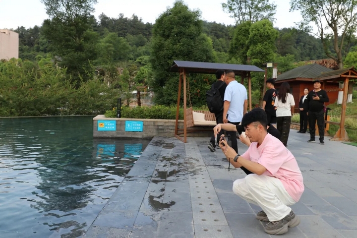 活動現場。